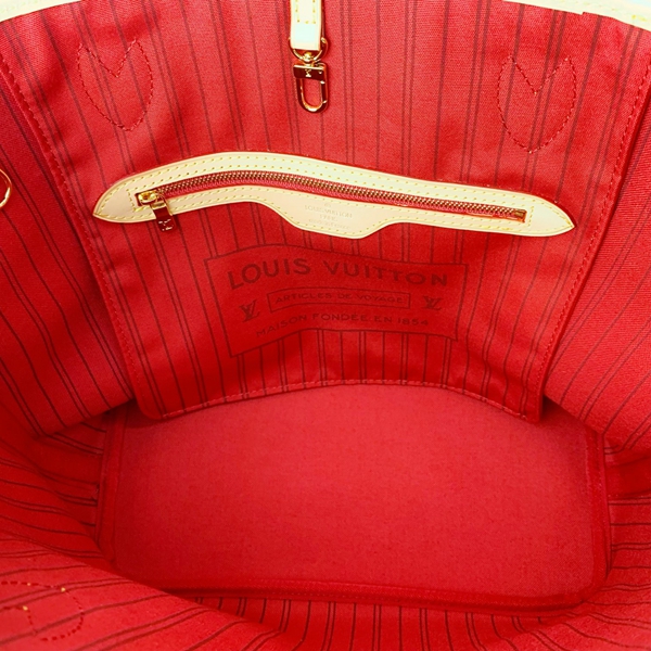 ルイヴィトンバッグ角部分ディテール